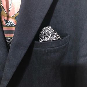 Ted Baker Navy Linen blazer. Size 4.